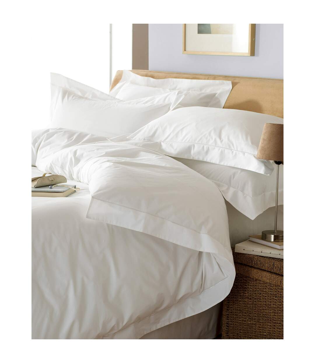 Riva Home Oxford Duvet Set (White) - UTRV692-1