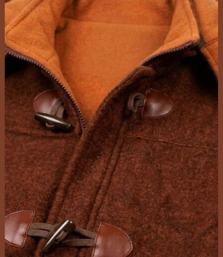 Manteau Polaire Grandes Tailles AXSLOVEN2M Marron/Orange (Axone)