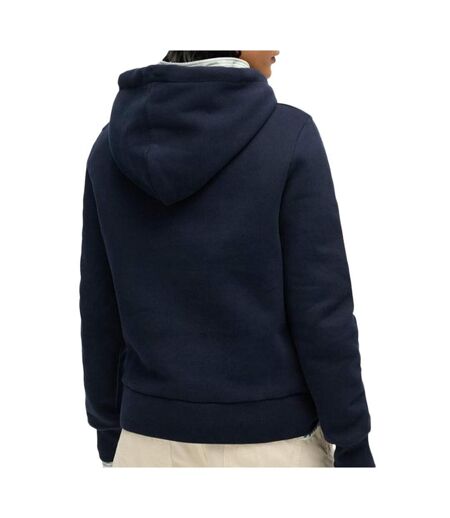 Sweat marine femme superdry floral hood - l