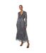 Principles Womens/Ladies Plisse Pleated Midi Dress (Silver) - UTDH6778