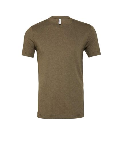 Bella + Canvas Adults Unisex Tri-Blend T-Shirt (Military Green)