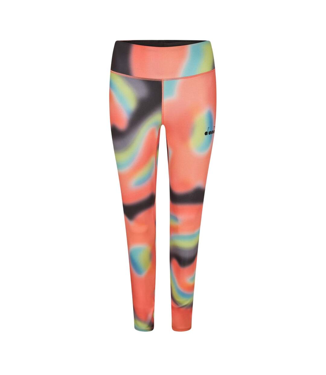 Legging Entraînement Femme Noir Corail Diadora-2