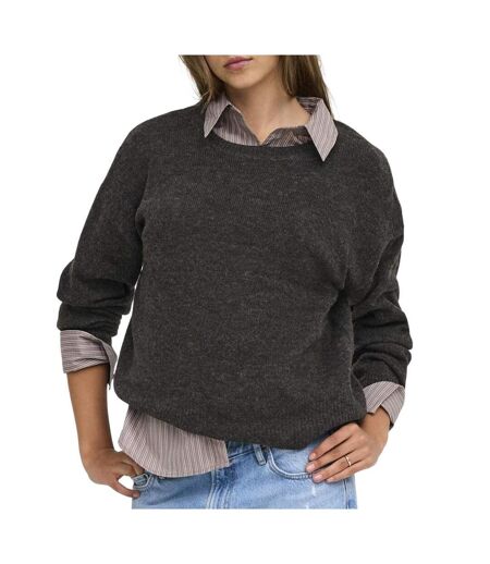 Pull marron femme only lolivia