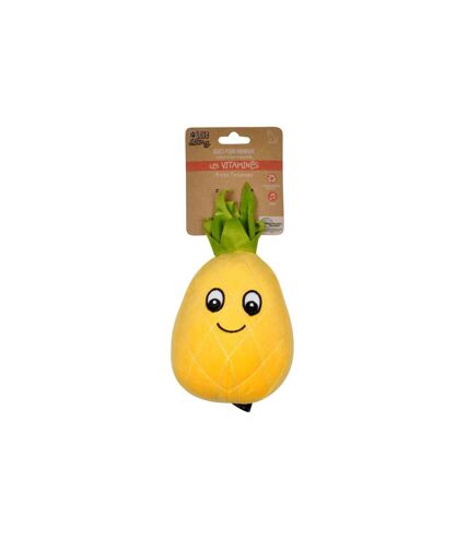 Peluche pour Chien Ananas 20cm Jaune