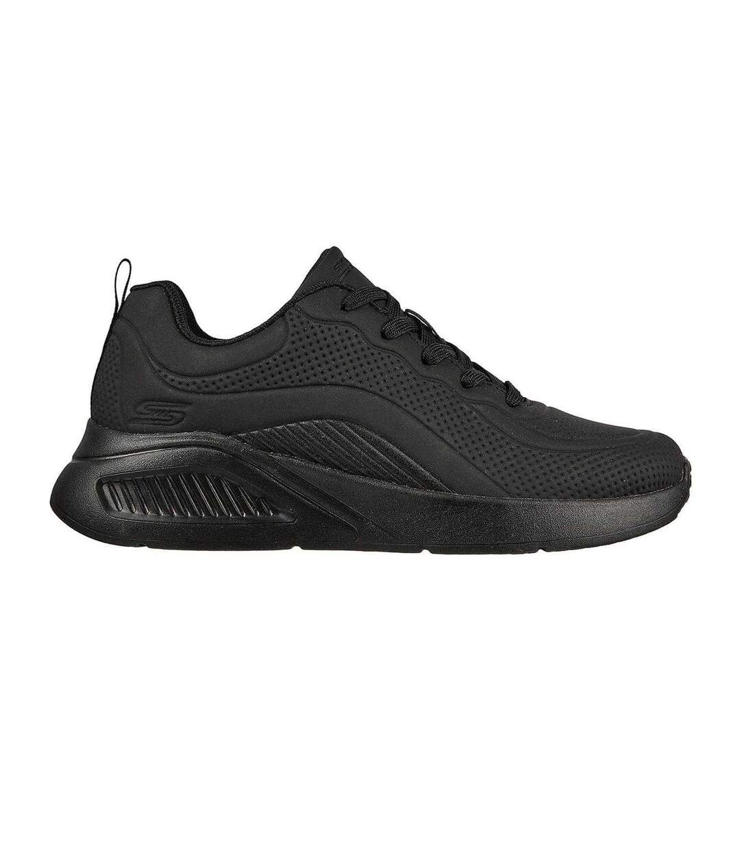 Womens/ladies Bob Buno Logo Trainers Black Skechers-1