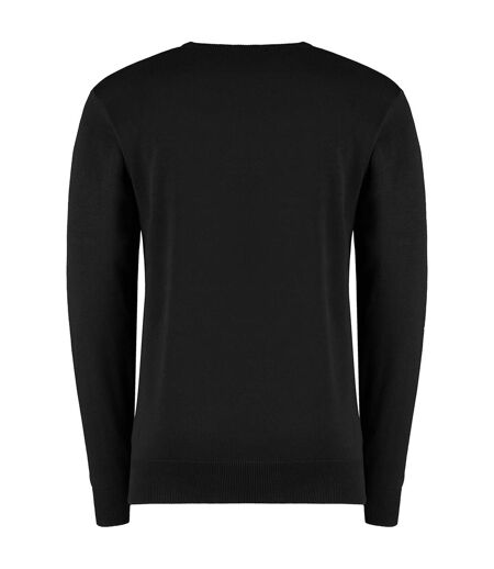 Kustom Kit Mens Arundel Crew Neck Sweater (Black)