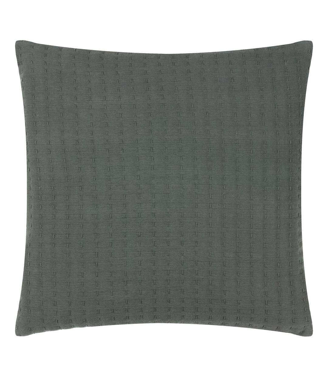 Hush cotton linear cushion cover 45cm x 45cm dusk Yard