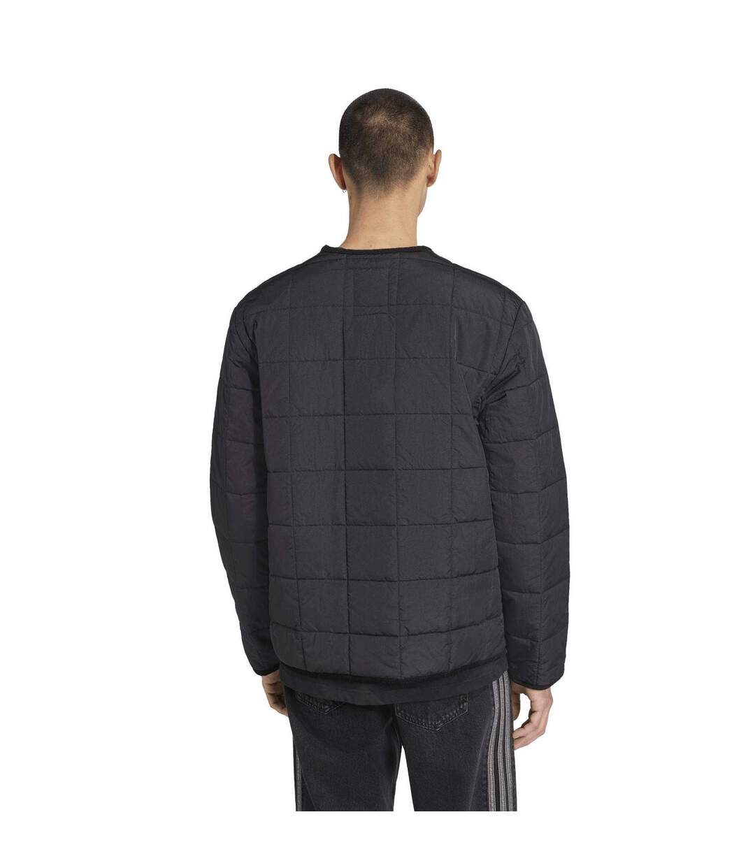Doudoune Matelassée Homme Noir Adidas-3