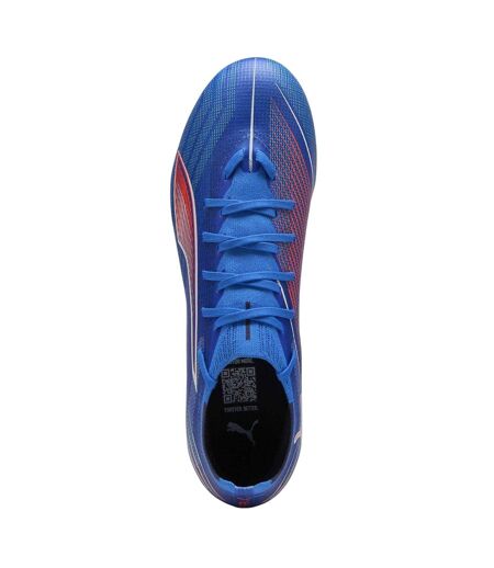 Mens Ultra Match Firm Ground Football Boots Blue White Puma