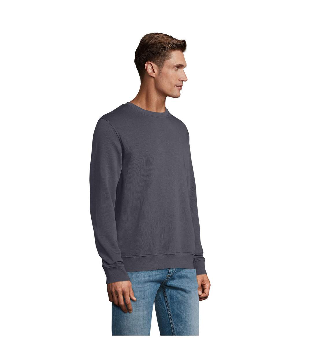 Sweat Comet Adulte Gris Charbon Sombre SOLS-3