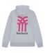 Unisex Adult Graphic Print Casual Full Zip Hoodie Grey Marl Fenchurch-2