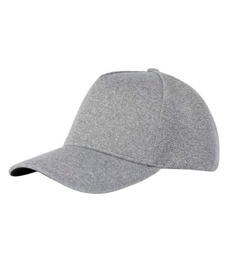 Manu 5 panel stretch baseball cap heather grey Elevate