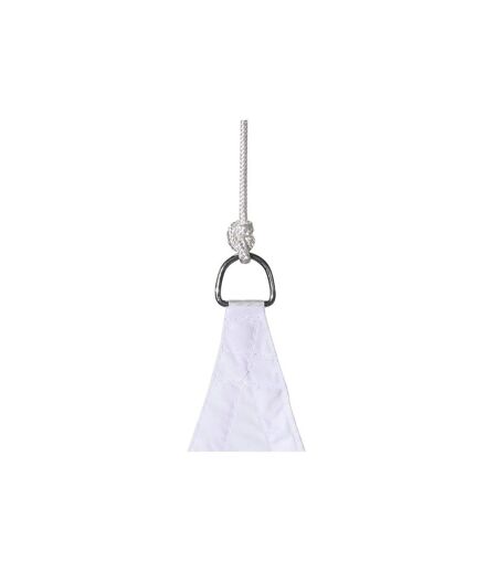 Voile d'ombrage triangulaire Curacao - 3 x 3 x 3 m - Blanc