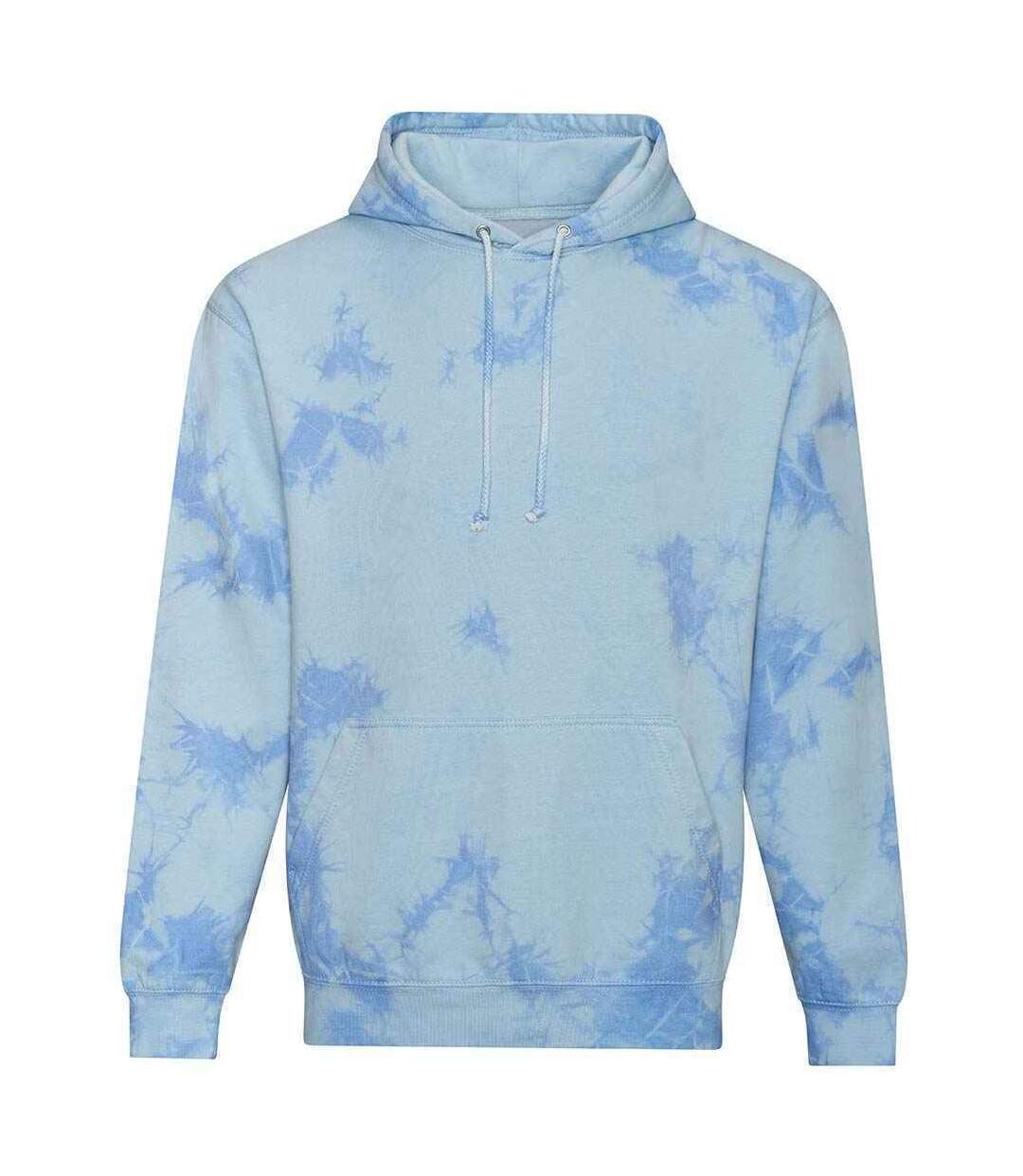 Awdis Unisex Adult Tie Dye Hoodie (Blue Cloud) - UTPC4780-1