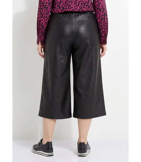 Jupe-culotte maille unie aspect peau