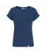 Womens/ladies Textured T-shirt Indigo Lazy Jacks-1