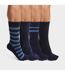 Lot de 4 paires de chaussettes rayées ECODIM-1