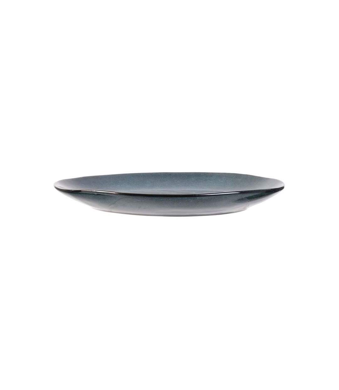 Assiette en grès bleu Au grès du temps 22 cm-3
