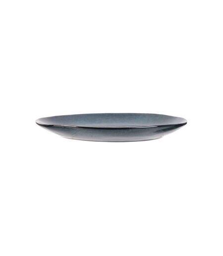 Assiette en grès bleu Au grès du temps 22 cm