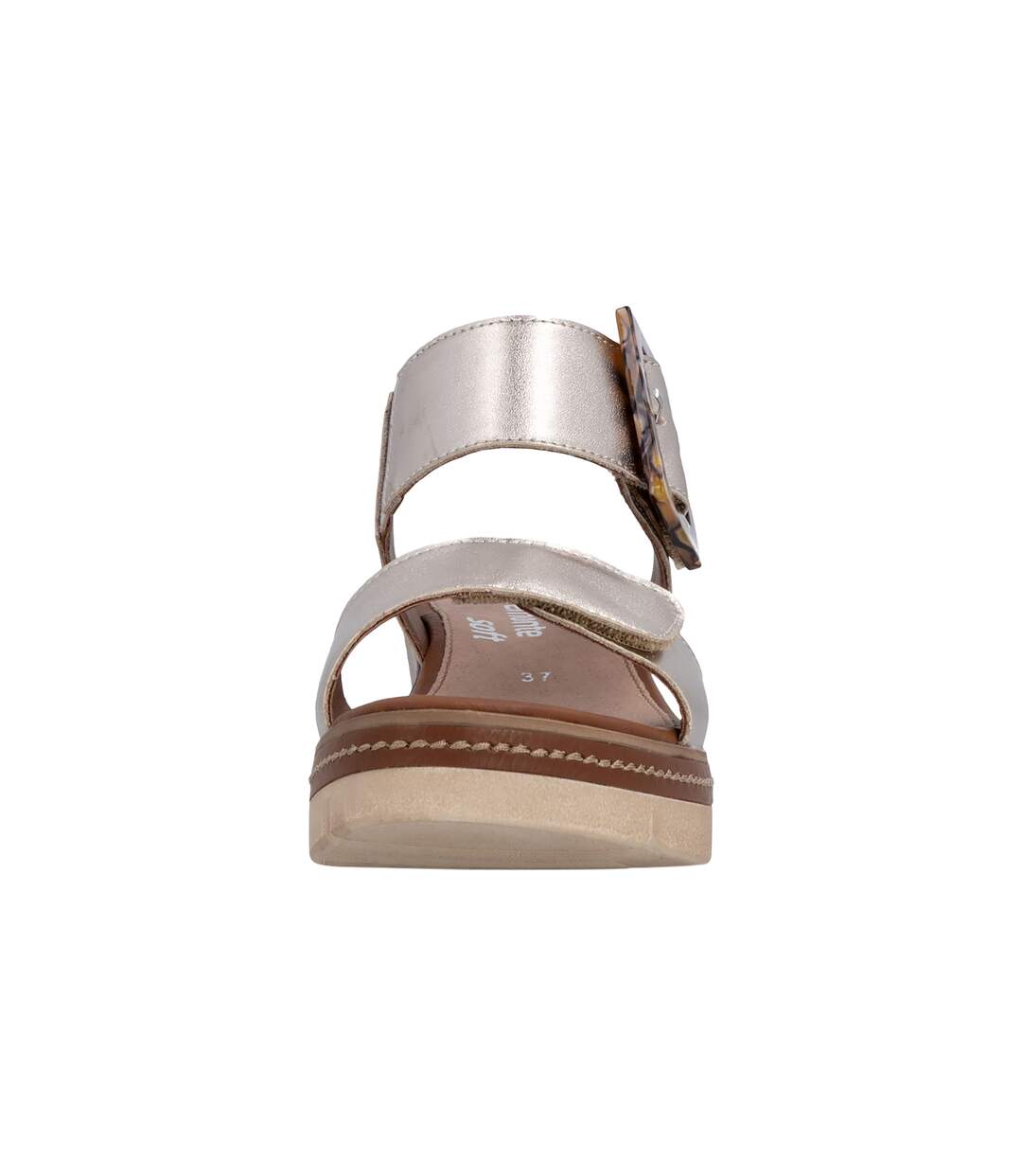 Sandales Compensées Cuir Remonte Artigo-5