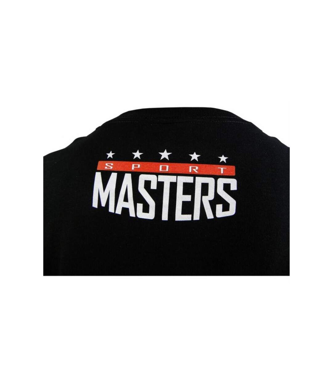 T-shirt Motif/style Logo Homme Noir Blanc Masters-3