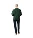 Unisex adult kruger recycled cotton crew neck relaxed fit sweatshirt forest green Iqoniq-4