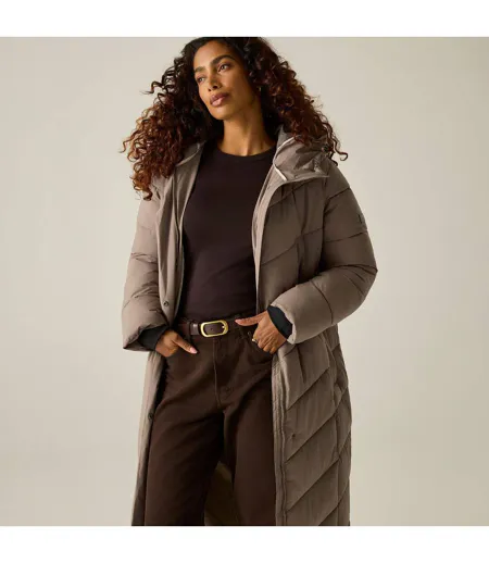 Doudoune Matelassée Eloria Femme Marron Foncé Regatta