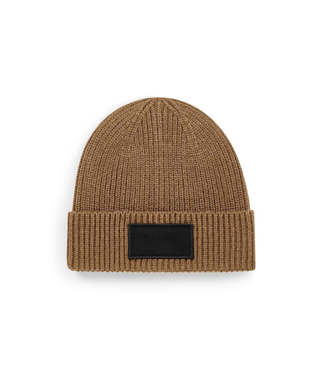 Bonnet Adulte Marron Clair Noir Beechfield-4