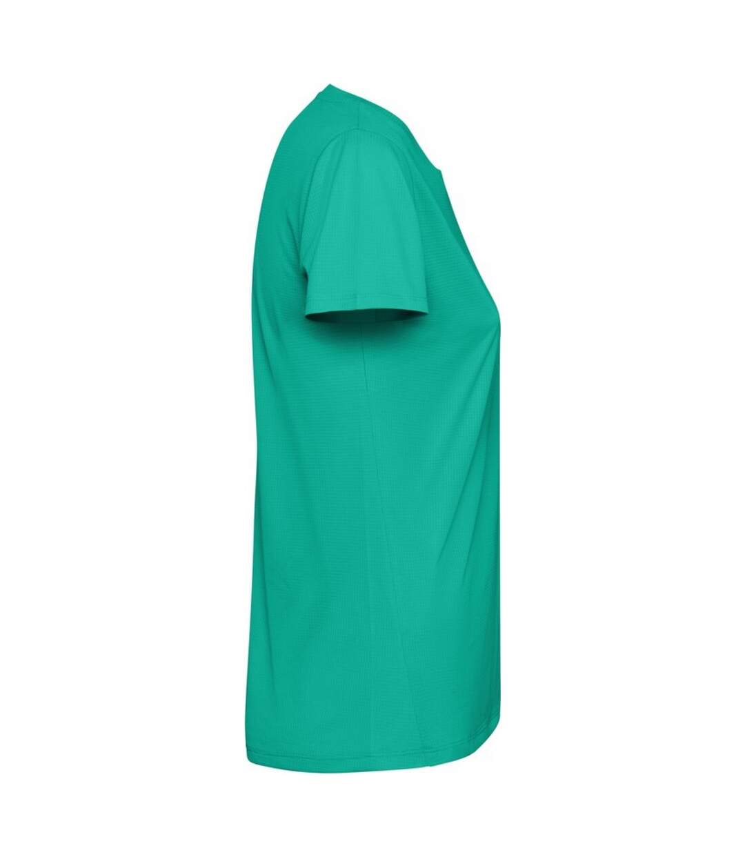 Womens/ladies Estoril Short-sleeved T-shirt Jade Green Roly-3