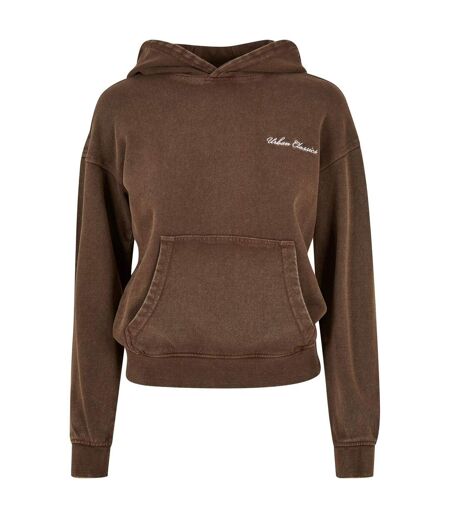 Sweat À Capuche Femme Marron Urban Classics