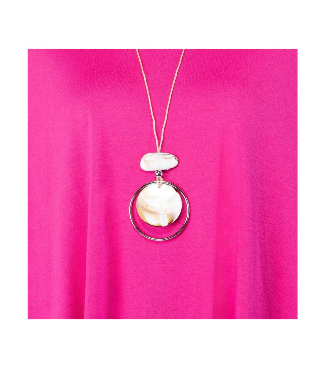 Blouse Femme Rose Foncé Maison-3