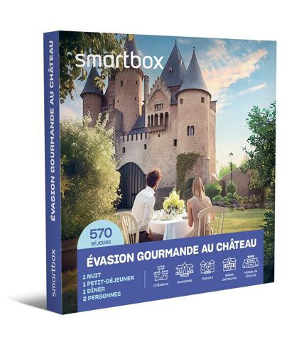 Évasion gourmande châteaux et belles demeures - SMARTBOX - Coffret Cadeau Séjour