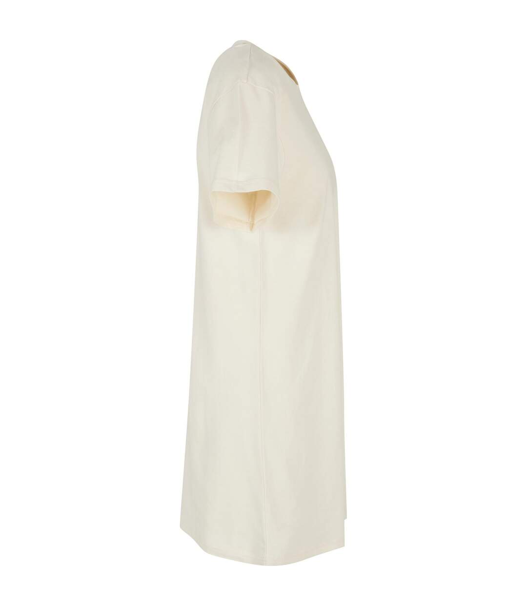 Robe T-shirt Femme Sable Blanc Build Your Brand-3