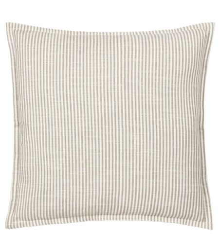 Truro reversible stripe cushion cover 45cm x 45cm natural Yard