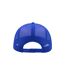 Casquette Style Trucker Rapper Mixte Bleu Roi Blanc Atlantis-2