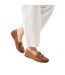 Womens/ladies nina snaffle detail wide loafers tan Good For The Sole-3