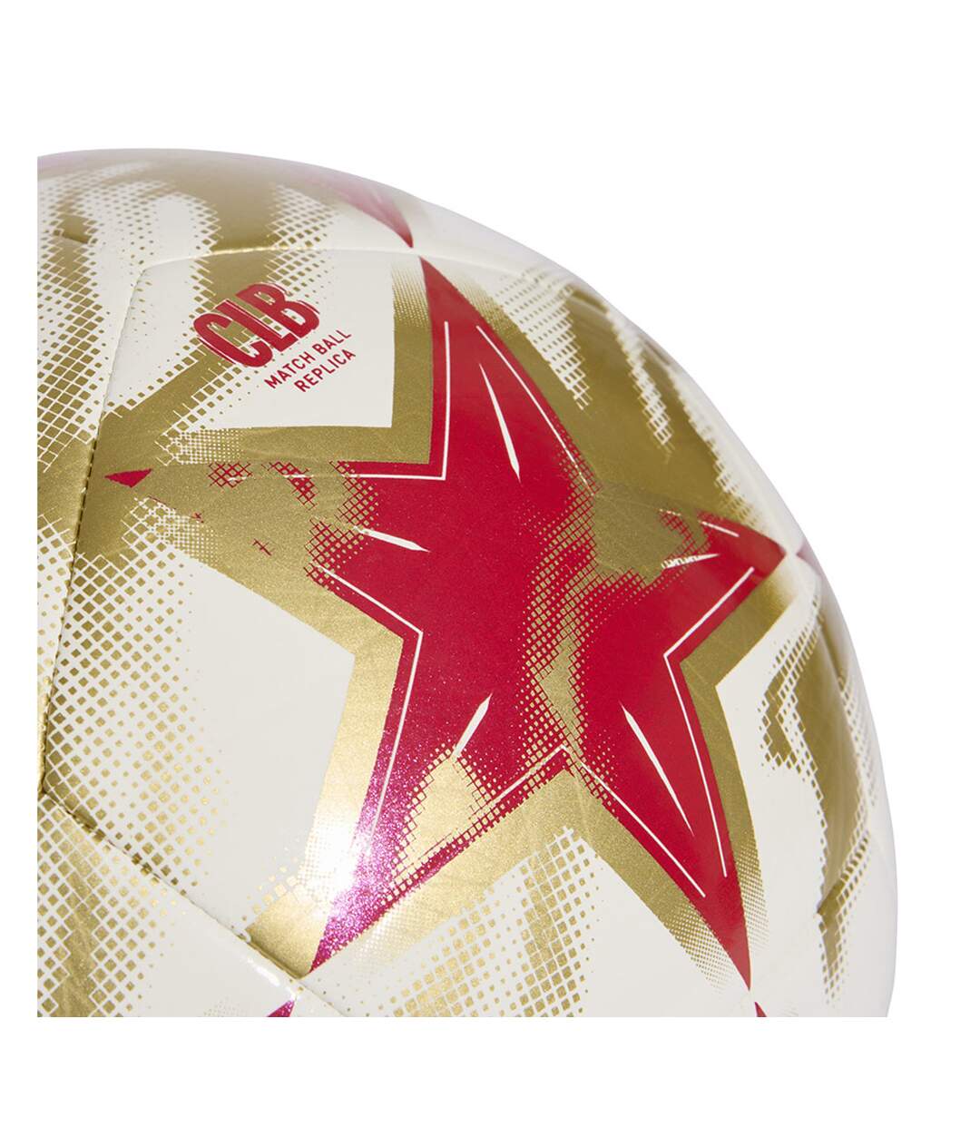 Ballon De Foot Motif/style Logo Étoile 26/27 Club Taille 5 Blanc Rouge Adidas-4