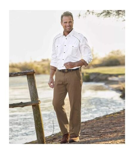 Chino homme marron clair Atlas For Men