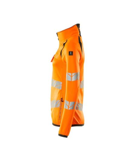 Veste Polaire Accelerate Safe Femme Orange Fluo Anthracite Foncé Mascot