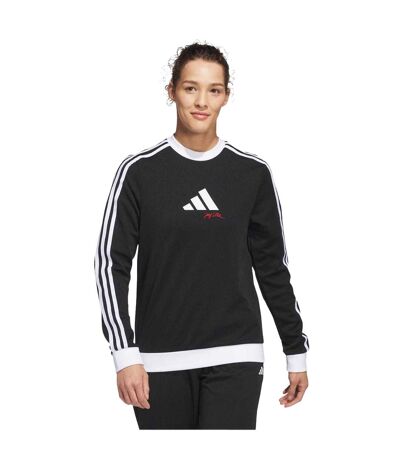 Sweat Manches Longues Golf Femme Noir Adidas