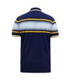Duke Mens Peldon D555 Stripe Polo Shirt (Denim Marl)