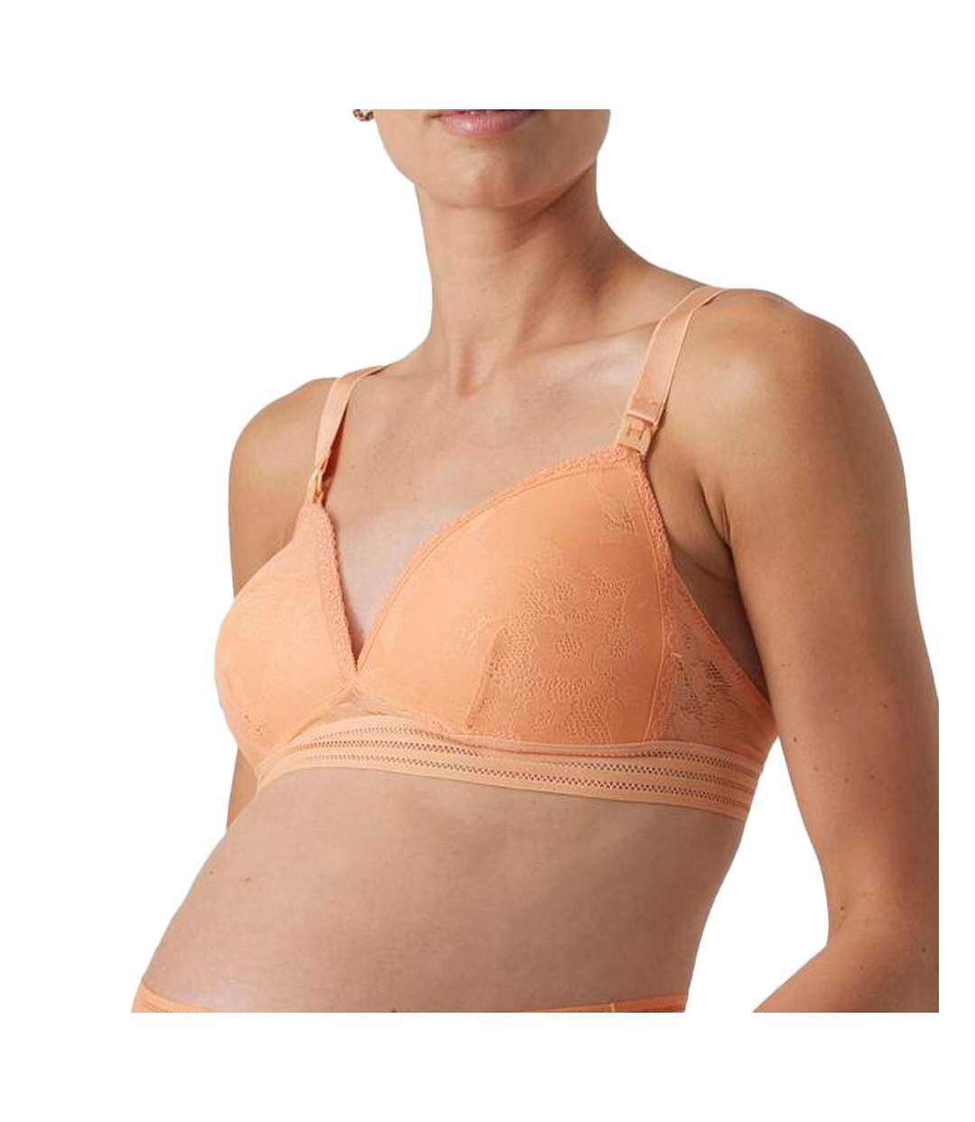 Soutien Gorge D'allaitement Orange Femme Mamalicious New Lace - L-1