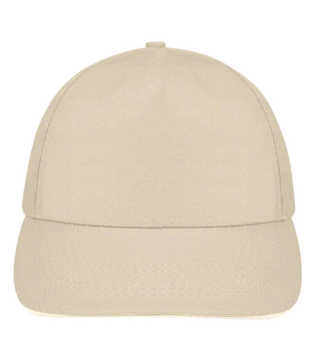 Sunny casquette adulte beige/blanc SOLS-4