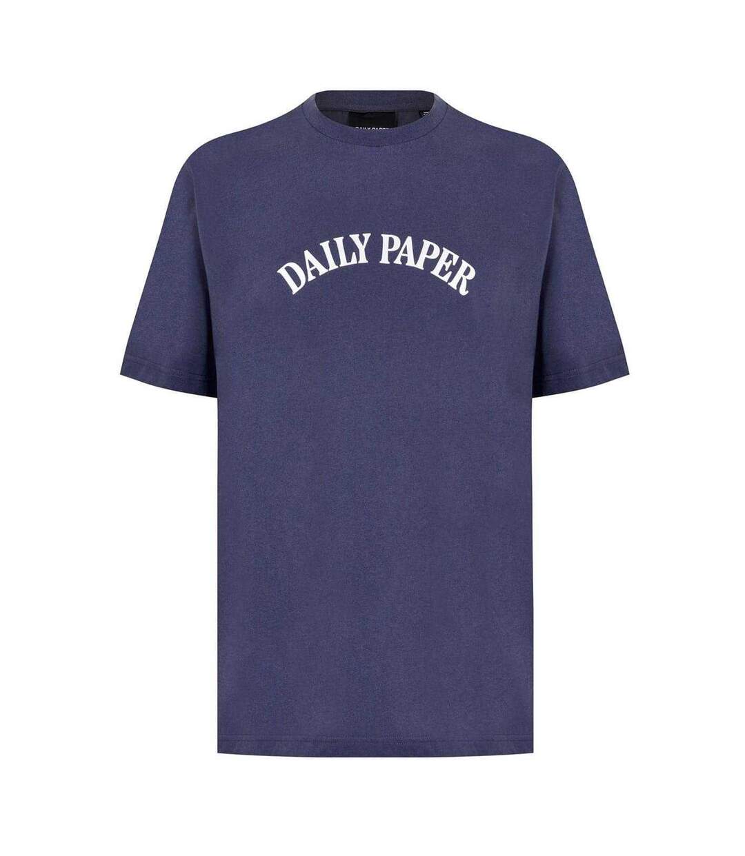T-shirt Manches Courtes Motif/style Logo Courbé Partu Homme Gris Daily Paper-2