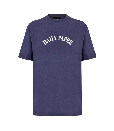 T-shirt Manches Courtes Motif/style Logo Courbé Partu Homme Gris Daily Paper