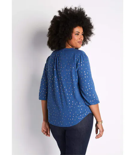 Tunique ample mi-longue manches 3/4