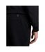 Mens Ribbed Waistband Sweatpants Black Lyle & Scott-4