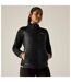 Veste Hybride Matelassée Et Compressible Clumber Femme Noir Lilas Clair Regatta-1