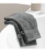 Lot de 2 Gants de Toilette Elegance 15x21cm Anthracite-5