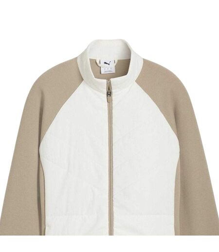 Womens/ladies Cloudspun Hybrid Fitted Jacket Warm White Puma